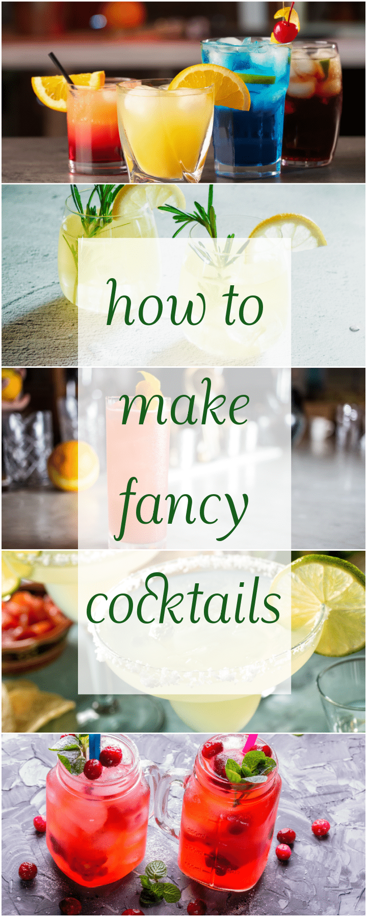 how to make fancy cocktails