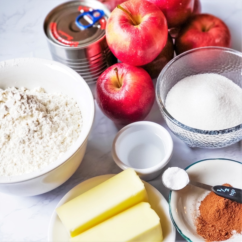 ingredients for Apple Empanadas