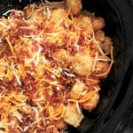 slow cooker chicken and tater tot casserole