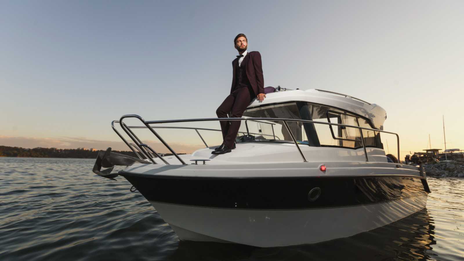Business Man owning a Yacht