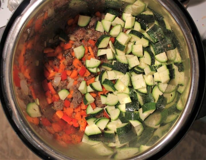 instant pot vegetable soup
