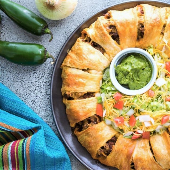 How To Make A Taco Ring - Happy Home DIY