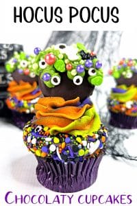 hocus pocus caudron cupcakes