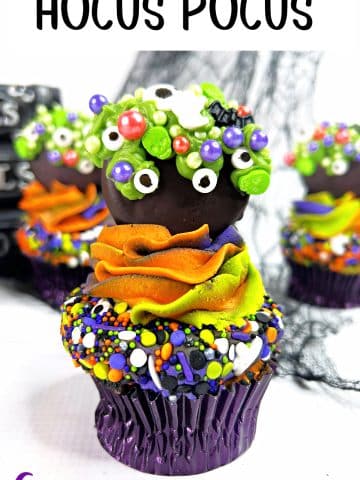 hocus pocus caudron cupcakes