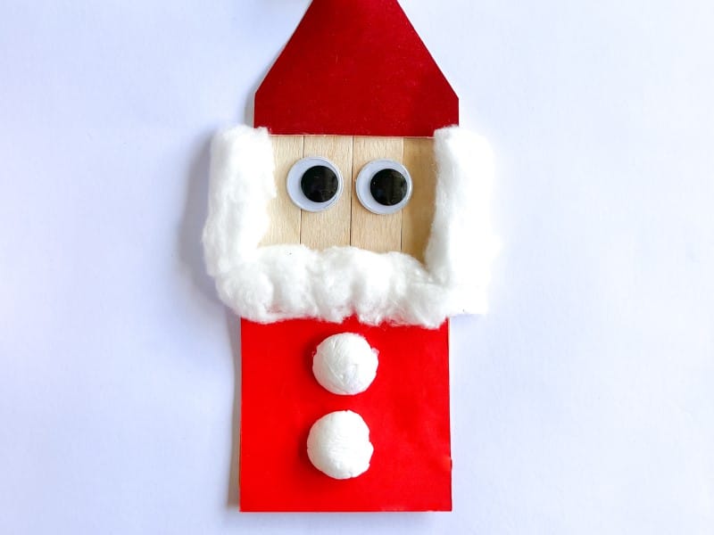 how to make a Santa ornament kids craft (4)