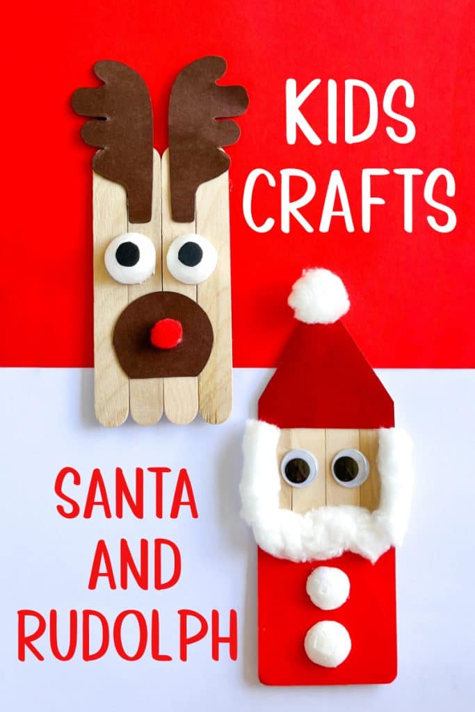 kids popsicle crafts for Christmas (2)