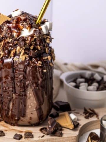 fancy chocolate freakshake