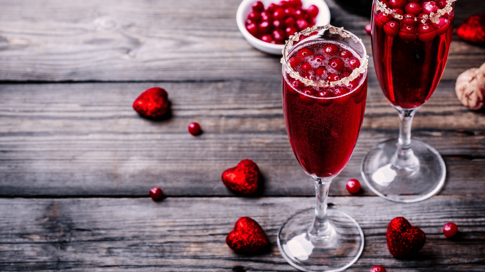 Cranberry Kiss Mimosa, alcoholic cocktail