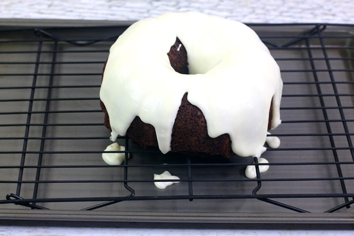 cream cheese icing glaze for New York Fudge Cake